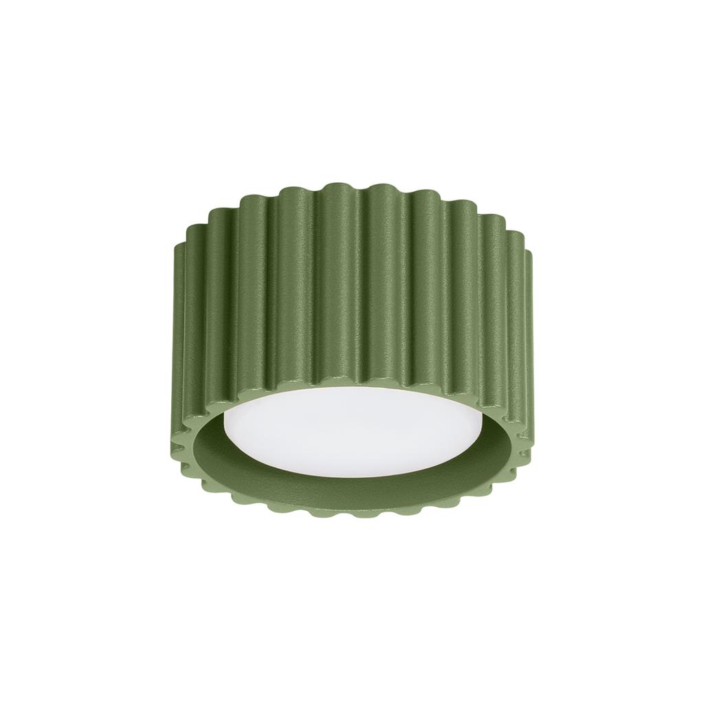 Plafon Aura 1 Gx53 Zielony Oliwkowy Alu Sollux Sl.1797
