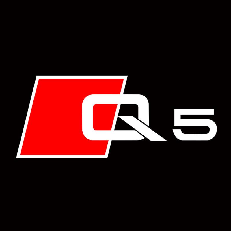 For Audi C6 2pcs LED Car Door Shadow Courtesy Light for Audi A1 A3 A4 A4L A5 A6 A7 A8 Q3 Q5 Q5L Q7 Q8 Laser Projector Welcome Logo lamps