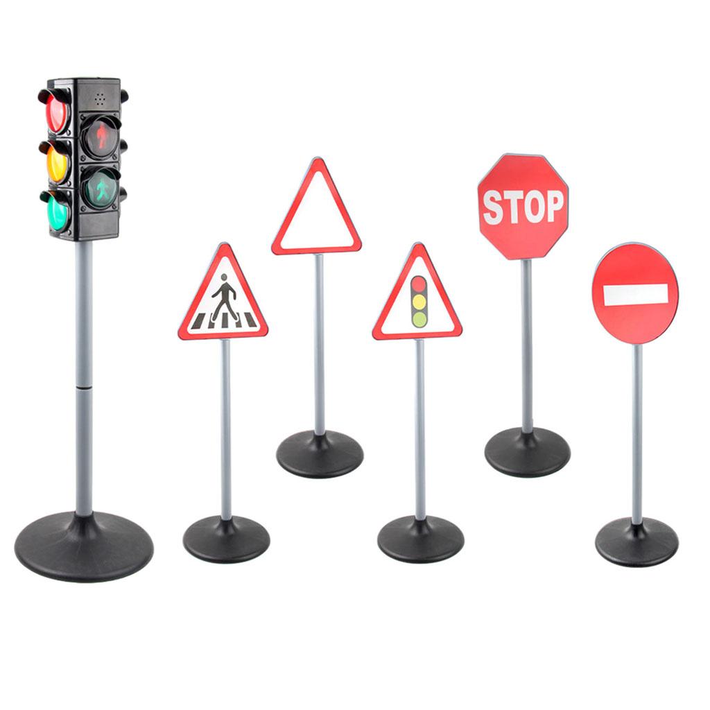 Traffic Signs Light Pretend Play Toy Education Toy Fun Themed Parties Decor