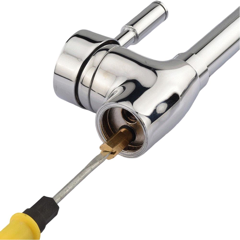 6 Pieces Cold Water Conversion Kit with Brass Adapters for Standard Faucets No Tools Needed for Setup Compact Design