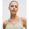 Lululemon Like A ClouD Longline brA  Light Support  D DD Cup Fog Green