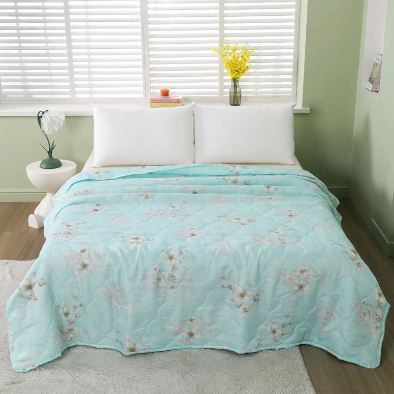 Summer Rabbit Flower Bear Print Air Conditioner Quilt With Gift Box Bedroom For