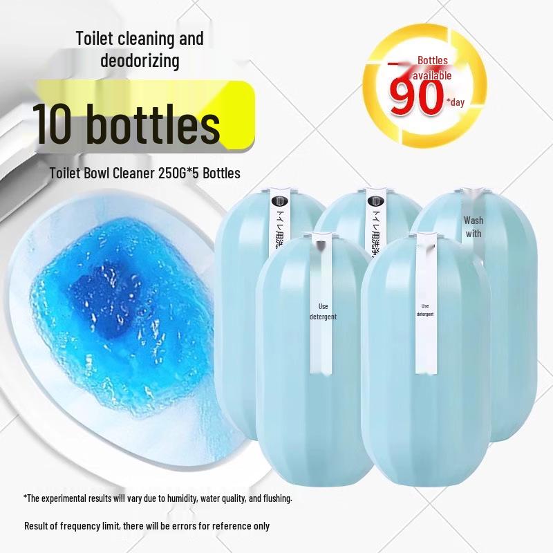 

Синий пузырь Автоматический дезодорирующий очиститель для унитаза - Мощное удаление накипи и освежающий волшебный блок