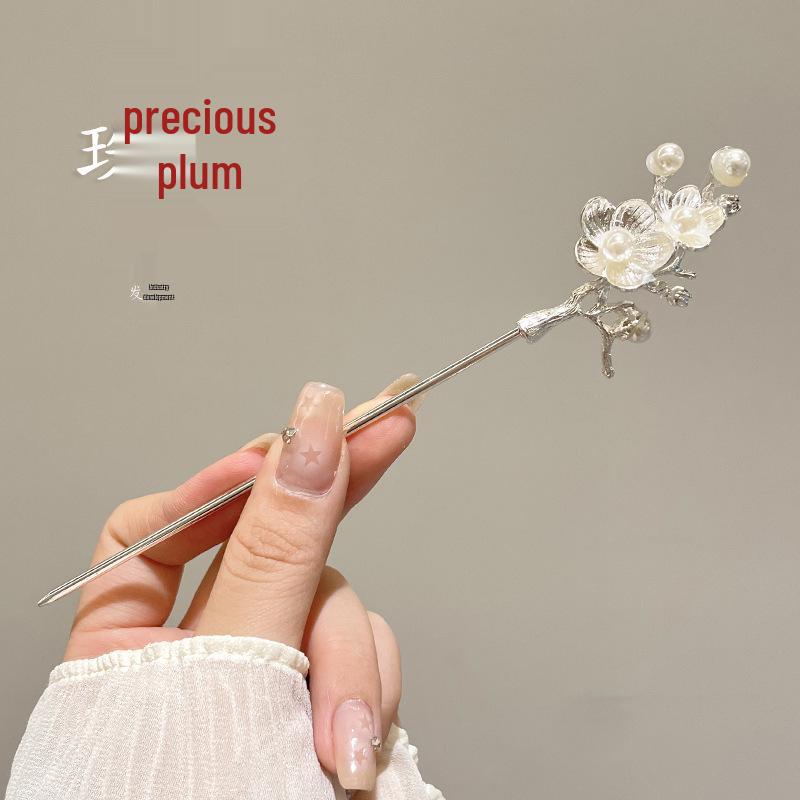 Elegante Hanfu-Blumenhaarnadel: High-End Quasten-Stufen-Schütteln für Hochsteckfrisur