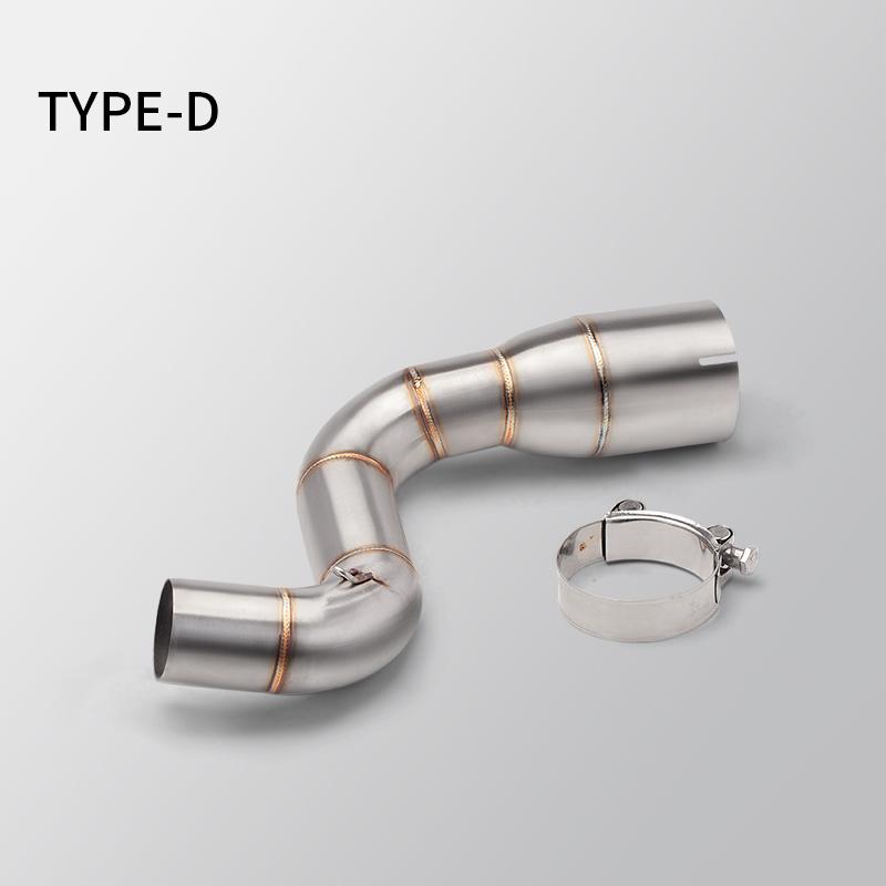 Motorcycle Exhaust Pipe  System Suitable for RC390 ADV390 Stainless Steel Mid Section Slip On Exhaust Pipe from 2020 To 2022