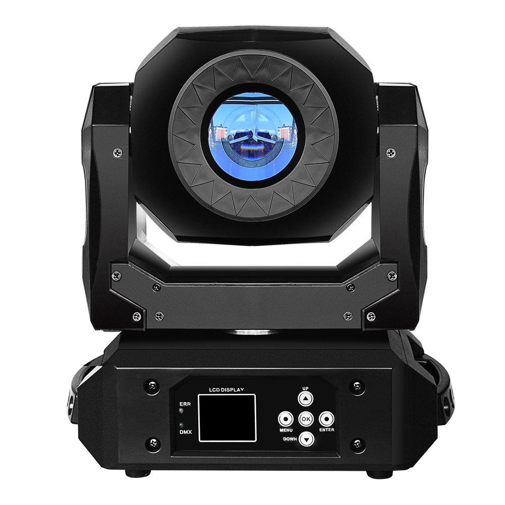 LED Mini 90W Moving Head Light with Beam Pattern and Prism for Nightclub and Stage Lighting