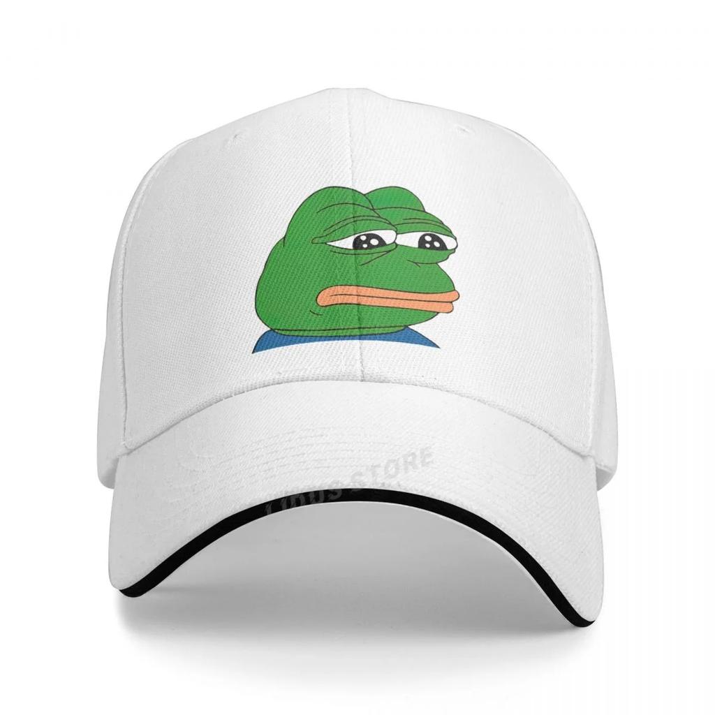 Fashion Men Sad Frog Baseball Cap Outdoor Adjustable Dad Hat Men Summer Snapback Hats Sad Frog Sports Golf Cap Gorra
