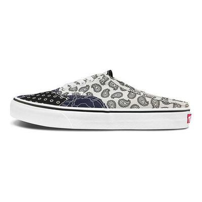 Authentic Mule Mix de Motifs - Bleu Robe Baskets Unisexe Multicolore Blanc Vrai VN0A54F76UW
