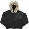 Autumn Winter Y2k Women Aesthetic Harajuku Faux Fur Collar Hoodies Clothes Graphic Hip Hop Punk Gothic Zip Up Hoodies