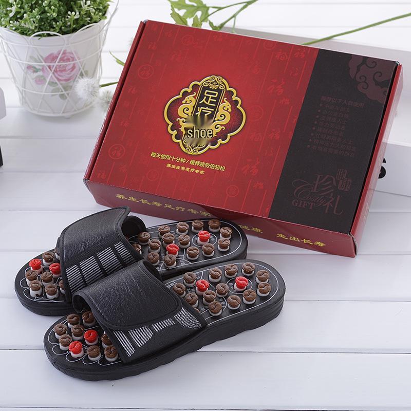 Unisex Summer Anti-Slip Massage Slippers for Indoor Use