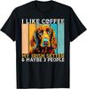 I Like Coffee Irish Setter and Maybe 3 People Irish Setter T-Shirt