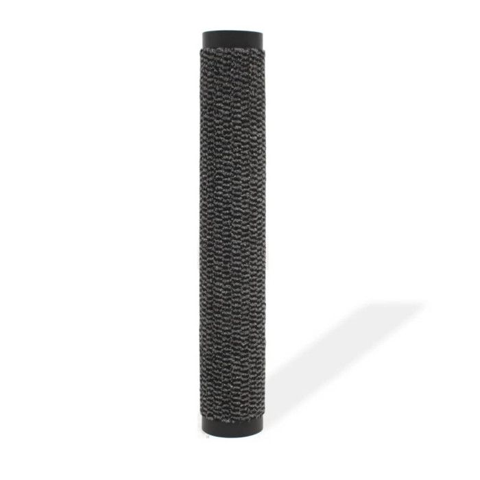 VidaXL Paillasson rectangulaire 60 x 90 cm Anthracite
