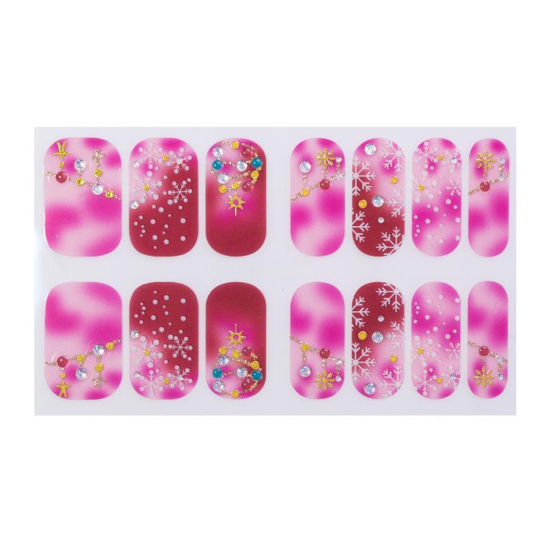 3D Waterproof Gel Nail Polish Film – Diamond & Laser Nail Art Stickers