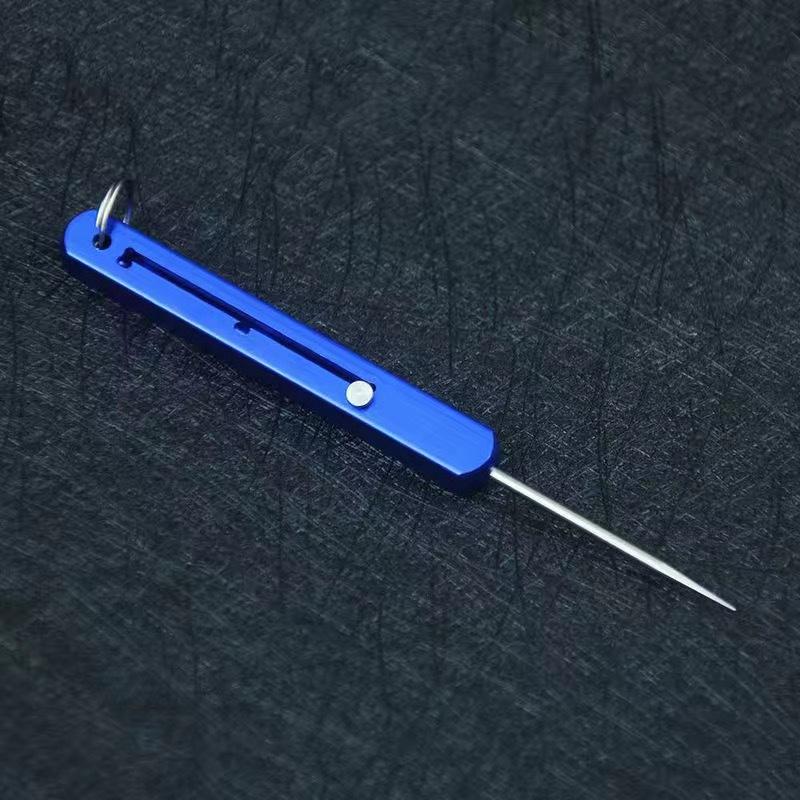Portable Titanium Alloy All-in-one Toothpick, Tamper-resistant, Express Tool, Telescopic And Anti-slug, Three-gearAdjustable