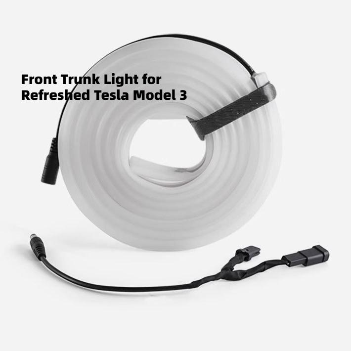 Ambient Welcome Light Strip for Tesla Model 3/Y, Front Storage & Front Rear Trunk Luggage Compartment Lighting New Model 3