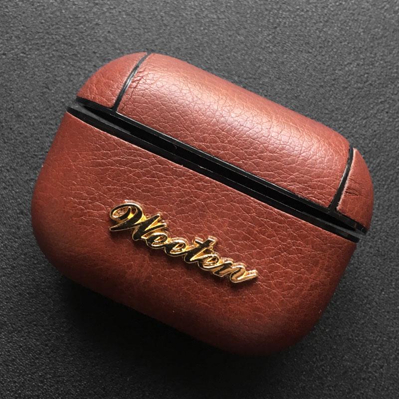 Weeten PU kožený kryt pro Airpods Pro Bluetooth Headset PC kryt pro Airpods Pro příslušenství