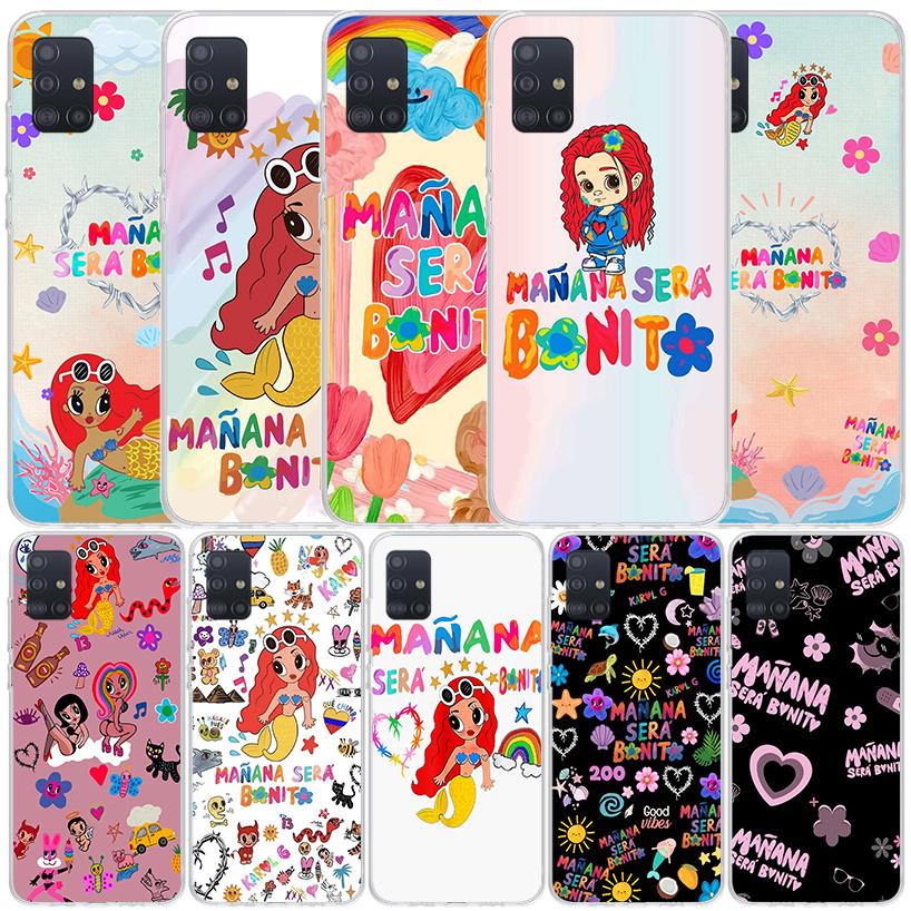 Karolg M-Manana Sera B-Bonito Soft Cover for Samsung Galaxy S25 Edge S26 S24 S23 Ultra Phone Case S22 S21 Plus S20 FE Print Patt