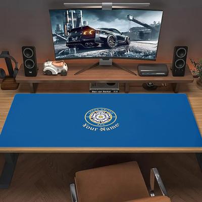 Leeds F3 Custom Name Large Size Mouse Pad Large Gaming Table Cushion Non-slip Laptop Tablet Big Mousepad XXL Mat Mini PC Playmat With Lock Edge