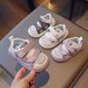 Kinder-Sportsandalen für den Sommer, neue atmungsaktive Netz-Babyschuhe für Jungen und Mädchen, geschlossene Strandschuhe mit weichen Sohlen, vielseitig