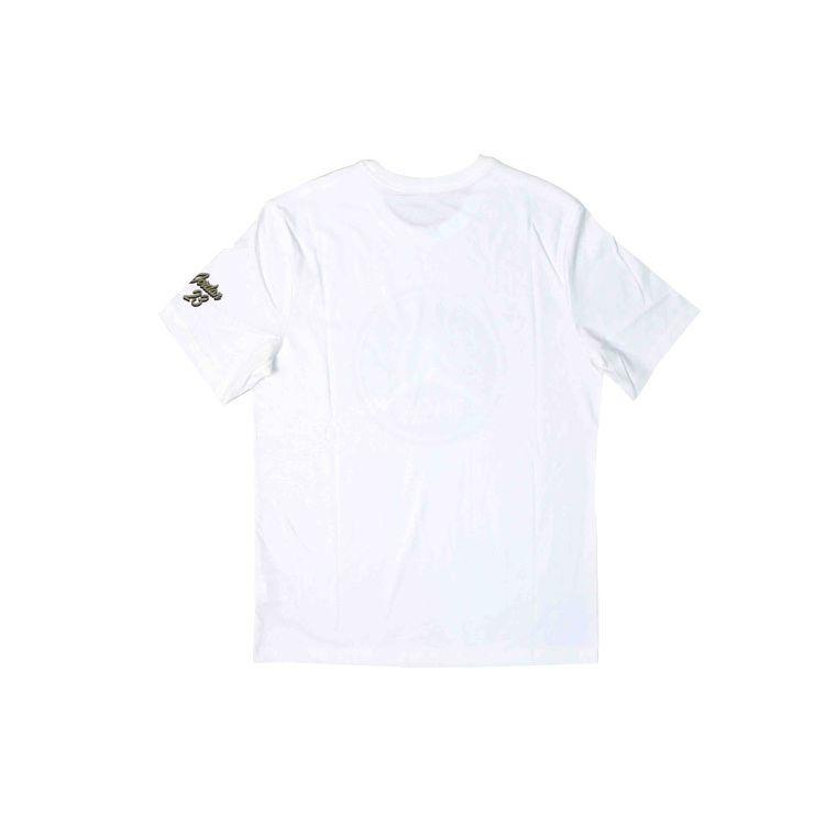 Jordan Air Logo Print Short Sleeve T-Shirt Men Tops White CD5627-101