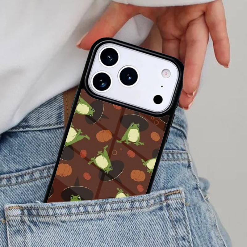 Witch Frog soft Phone Case for iPhone 17ProMax 12 13 14 15 16e 17 Pro Max Plus Air Cover