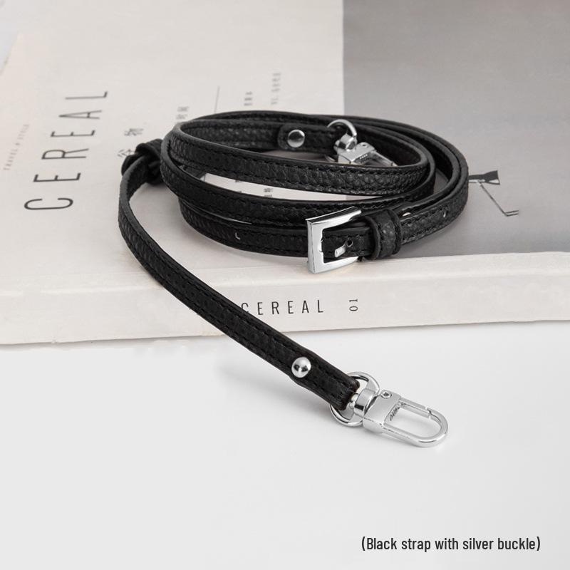 Longxiang Mini Dumpling Crossbody Bag with Genuine Leather Shoulder Strap