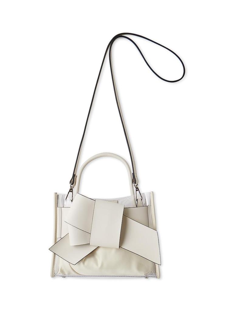 Clear Middle Bag FWGB262321 WHT F [FRAY I.D] RUELRibbon Women's