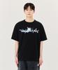Signed Logo Water Graphic Short Sleeve T-Shirt - Black