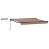 Electric Retractable Awning Taupe 3.5 X 2 M