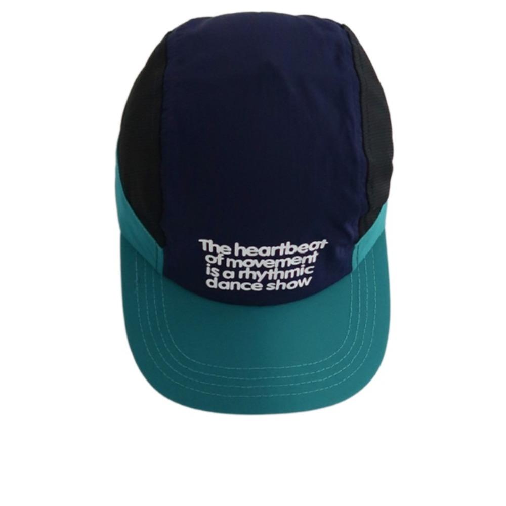 

Retro Baseball Cap Letter Printed Duck Tongue Hat Creative Sunscreen Hat Outdoor Sport синий