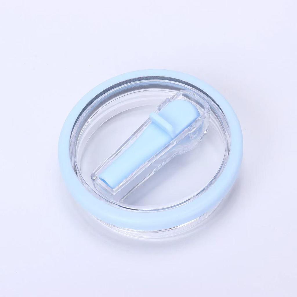 Fourth Gen 40oz Leak-Proof Folding Straw Lid - Transparent Plastic Cup Lid
