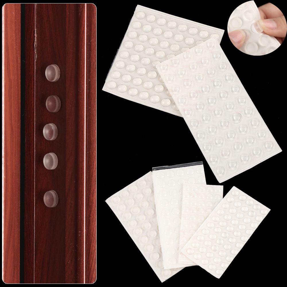 New Self Adhesive Damper Buffer Round Clear Cabinet Door Bumpers Silicone Protective Pads