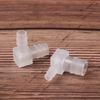 10Pcs New PP Plastic Elbow Connectors 90 Degree 4-20mm Aquarium Tank Fittings Transparent Pagoda Hose Joint Garden Irrigation