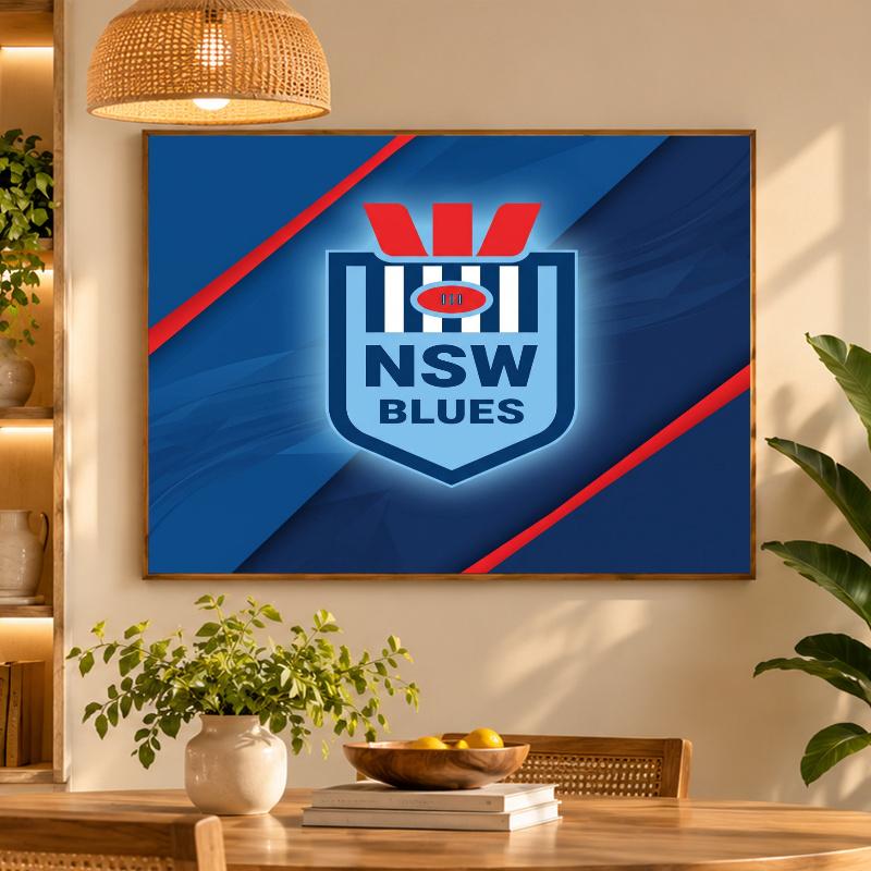 5D Diamond Painting NSW Blues DIY Full Drill Diamond Art Kit Home Decoration