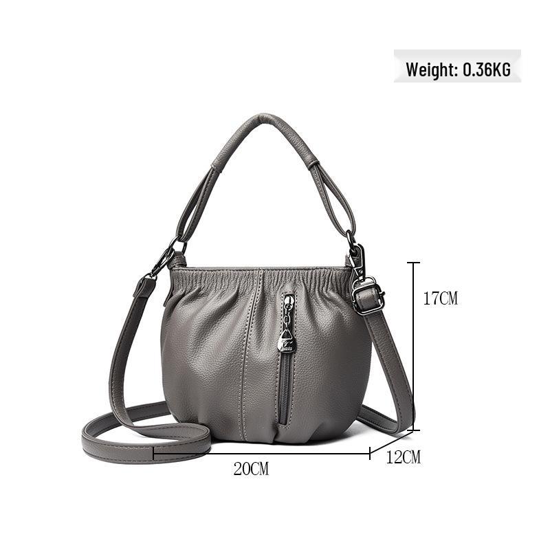 Elegant 2025 Women's Versatile Bucket Bag - Fashionable Crossbody & Shoulder Style