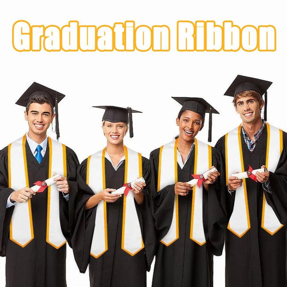 Soft Graduation Ribbon Smooth Graduation Honor Shawl  Graduation Dress Accessories