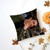 CChandler Bing Cushion Cover Washable Linen Pillowcase Soft  for Daily Sofa Bed Home Room Decor
