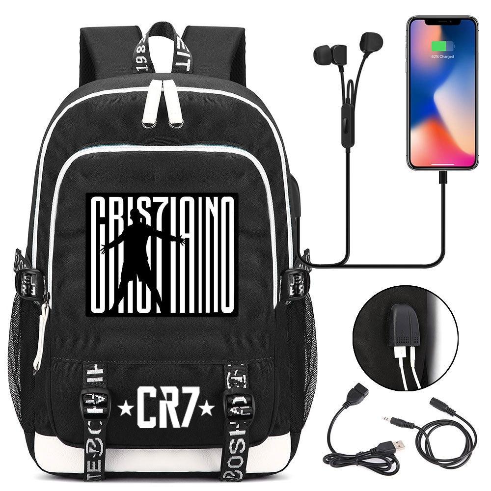 Mochila escolar de gran capacidad con correa para el hombro; set de tres piezas para estuche de lápices de estudiante