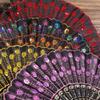 Hot Lace Silk Folding Hand Solid Color Hollow Lace Women Hand Held Flower Fan Folding Wedding Fan Festival Gift Decor Spanish St