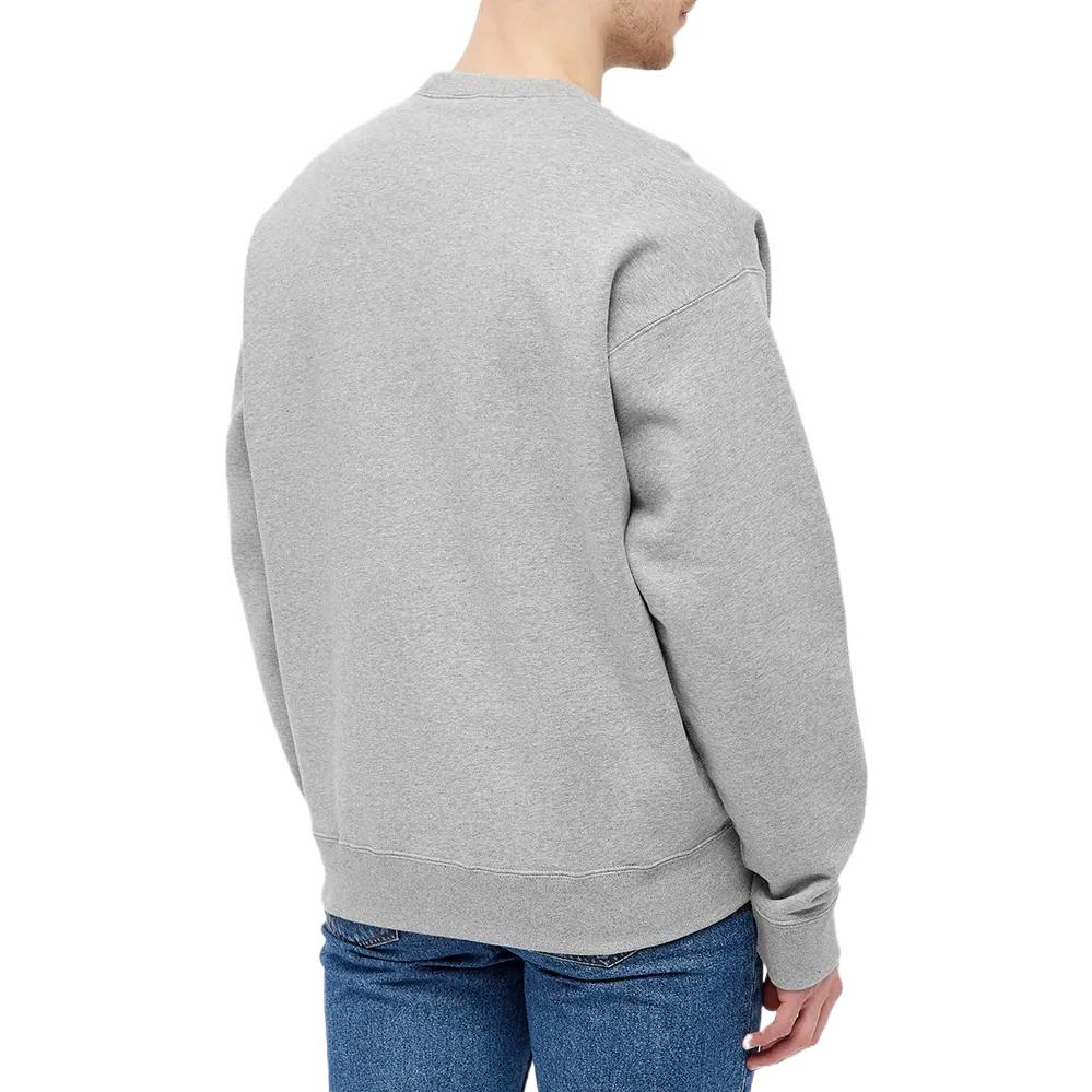 Nike Solo Swoosh Fleece Crew Grey Men Tops CV0554-063