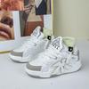 Scarpe Sportive da Uomo High Street Grigio Moda Stile Retrò Americano Sneakers Casual con Zeppa da Donna Nicchia Traspiranti Calzature da Uomo