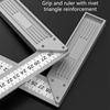 High Precise Measuring Tool Protractor Square Right Angle Ruler With Ergonomic Design For Carpentry Architects Students