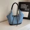 Borsa Tote in Tela Coreana da Donna Moda Pendolare Borsa a Mano Versatile Borsa a Spalla Sottobraccio Borsa a Tracolla