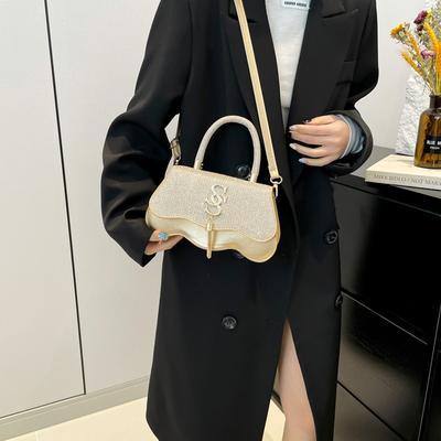 Fashion Light Luxury Niche Design Handbag Women's Summer New Simple Temperament Shoulder Bag Commuter Messenger Bag