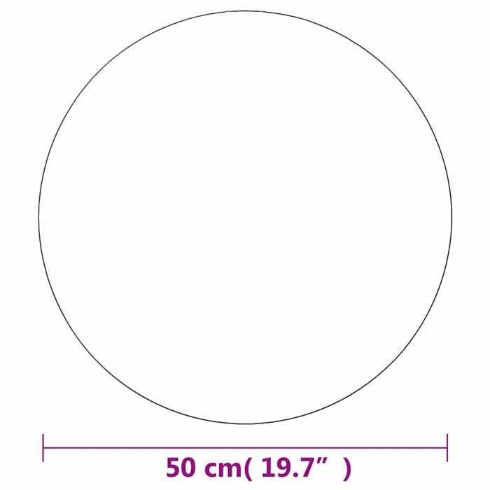 VidaXL Wall Mirror 50 Cm Round Glass Wall Decoration Living Room Home 245703