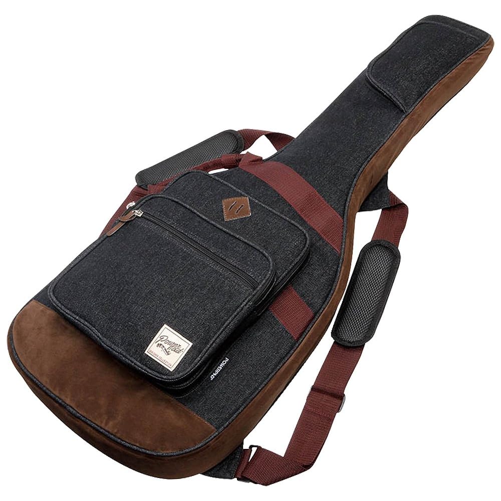 Ibanez IGB541D Gig Bag (Denim Style) for POWERPAD Electric Guitar (Black) [Includes Ebi Original Pick]