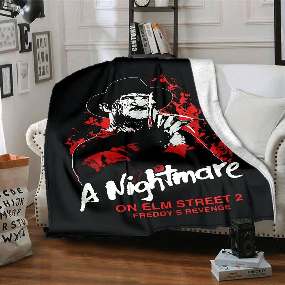 1pc Nightmare Freddy's Revenge Soft Flannel All Season Throw for Home, Office, Outdoor UseDurable Comfort Soft Warm Throw for Home