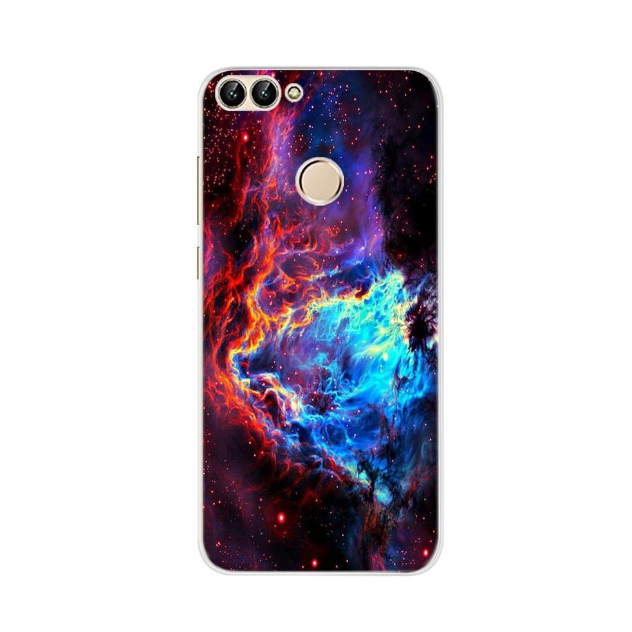 For Huawei P Smart Case TPU Soft Silicon Lavender Flower Back Cover Phone Case For Huawei P Smart 2018 FIG-LX1 PSmart Case 5.65"
