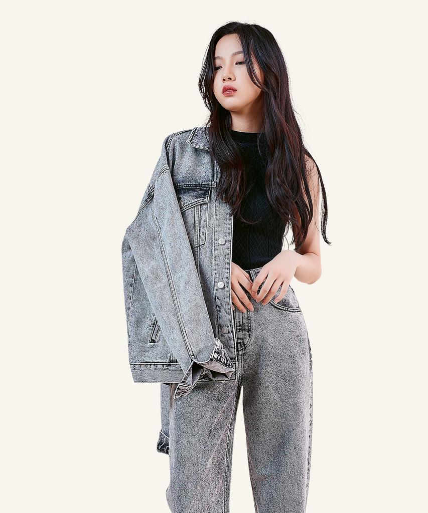 Philogram Black Snow Denim Jacket