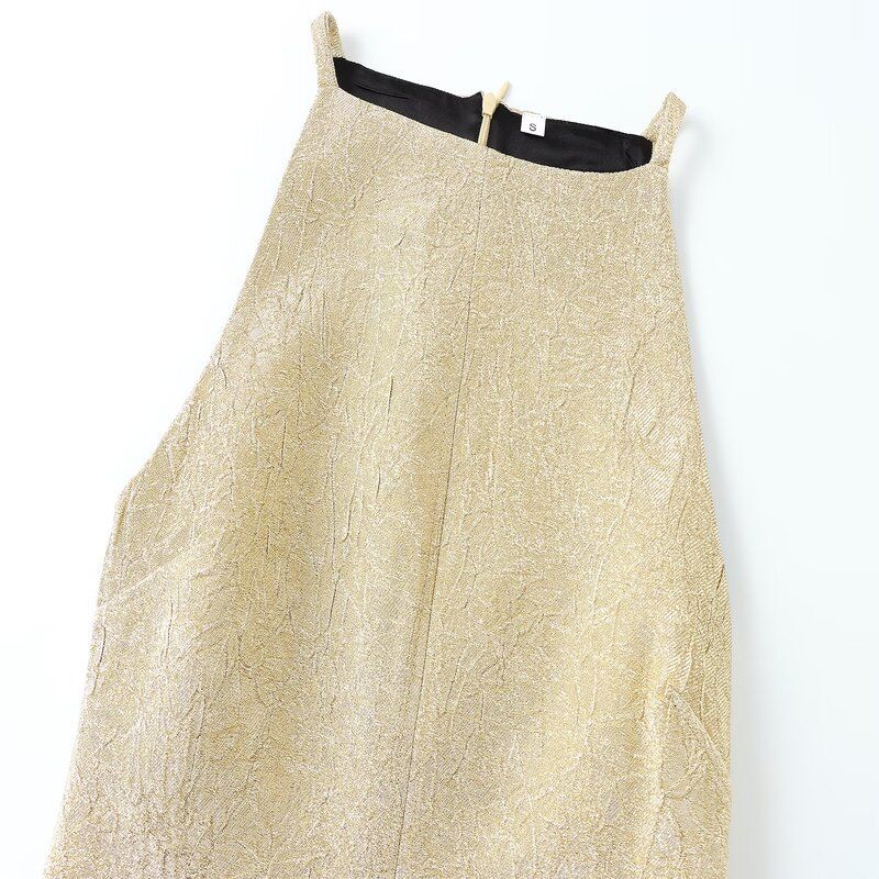 Fashion Style 2024 Summer New Women's Clothing Stylish Easiest for Match Bright Light Short Dress 7954480 302